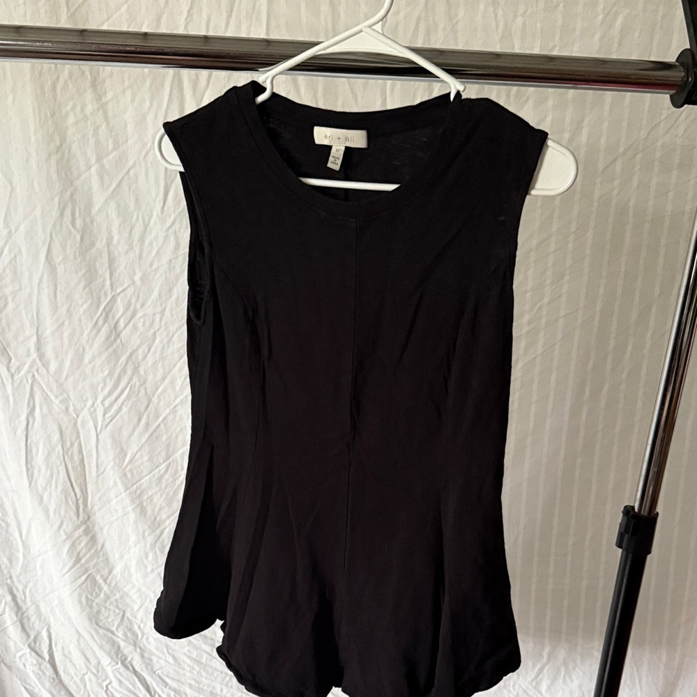 Anthropologie Black Sleeveless Tank Top